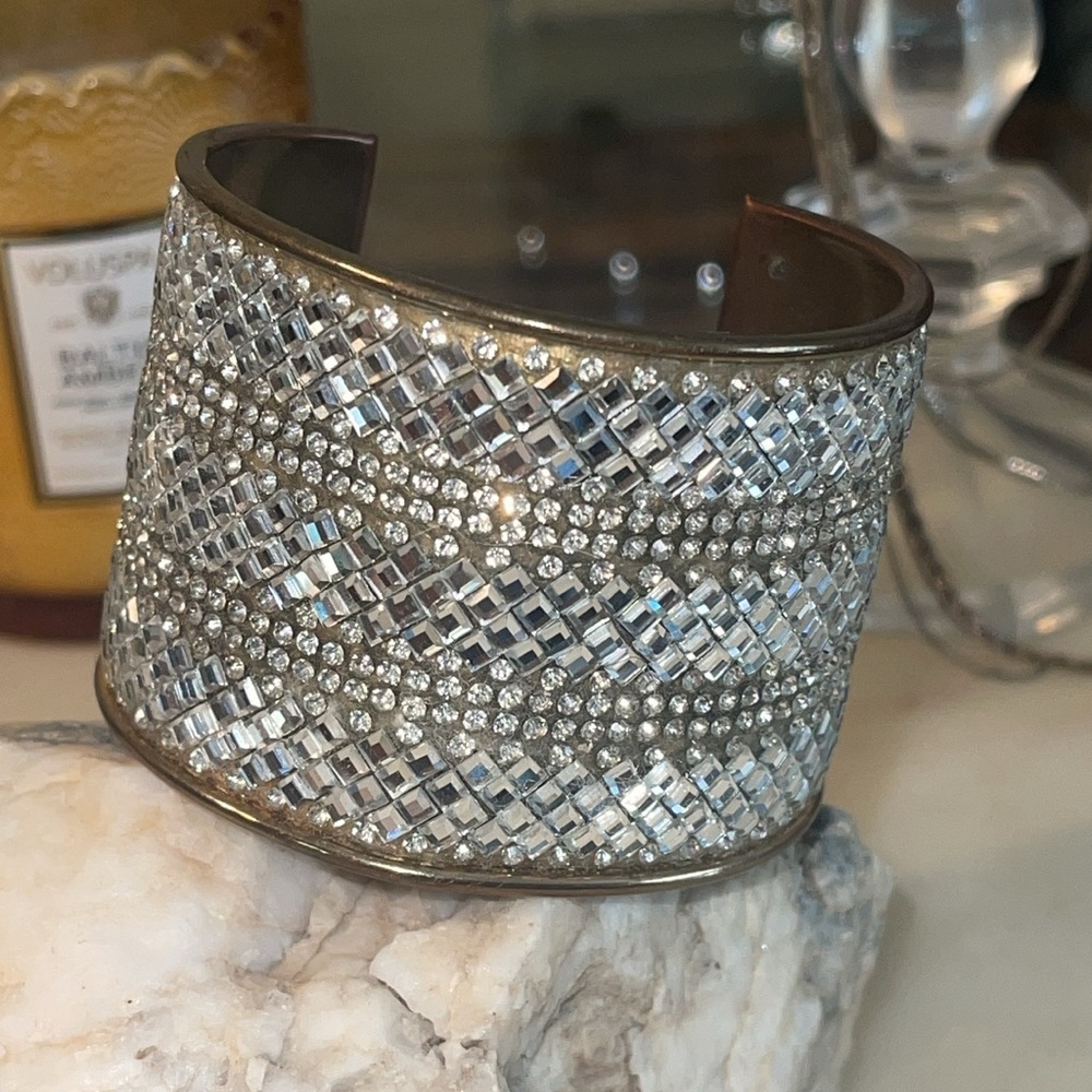 Rhinestone Cuff Bracelet